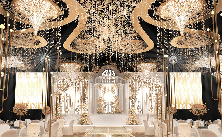 宽甸花木兰喜事汇金色大厅效果展示